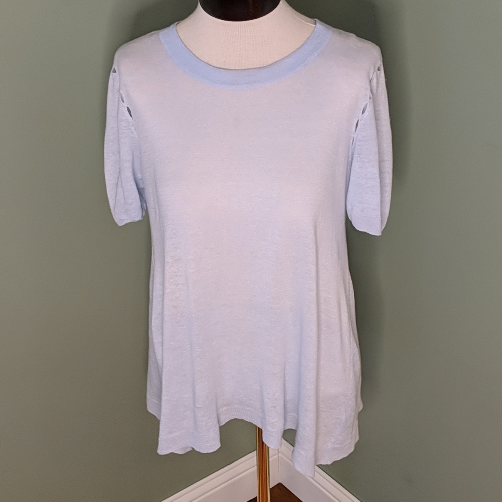 LISA TODD short sleeve sweater.